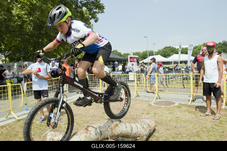 Hungarian Trial Bike CUP 2019 DEBRECEN-stock-foto