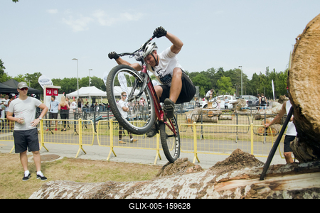Hungarian Trial Bike CUP 2019 DEBRECEN-stock-foto