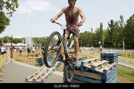 Hungarian Trial Bike CUP 2019 DEBRECEN-stock-foto