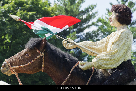 48th Flower Canival Debrecen 2017-stock-foto