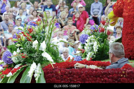 48th Flower Canival Debrecen 2017-stock-foto