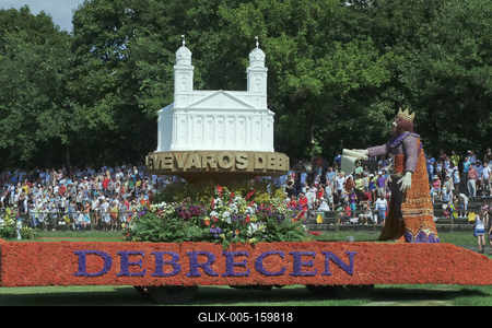 48th Flower Canival Debrecen 2017-stock-foto