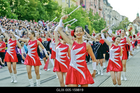 48th Flower Canival Debrecen 2017-stock-foto