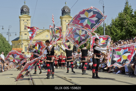 48th Flower Canival Debrecen 2017-stock-foto