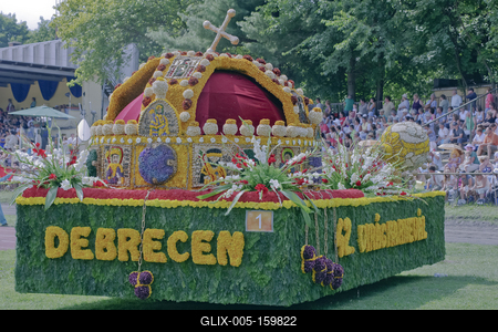 48th Flower Canival Debrecen 2017-stock-foto