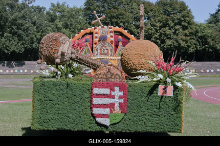 48th Flower Canival Debrecen 2017-stock-foto