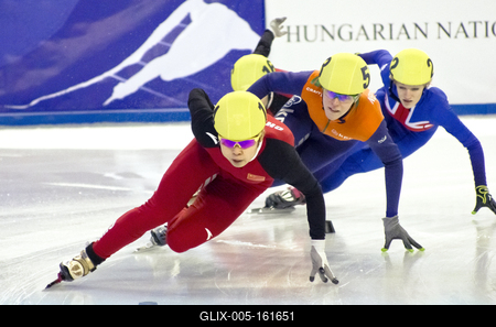 ISU SHORT TRACK HUNGARY EB Debrecen 14-16.01.2020-stock-foto