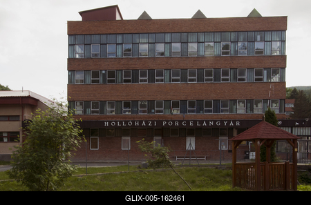 A Hollóházi porcelángyár-stock-foto