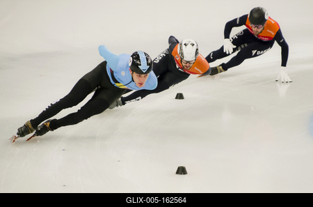 ISU European Short Track Speed Skating Championships January 24-26, 2020 Debrecen, Hungary-stock-foto
