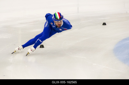 ISU European Short Track Speed Skating Championships January 24-26, 2020 Debrecen, Hungary-stock-foto