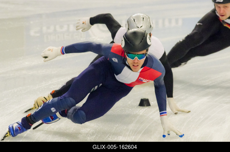 ISU European Short Track Speed Skating Championships January 24-26, 2020 Debrecen, Hungary-stock-foto