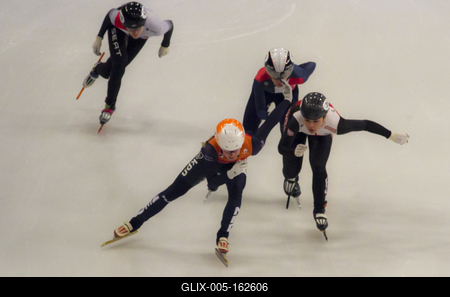 ISU European Short Track Speed Skating Championships January 24-26, 2020 Debrecen, Hungary-stock-foto