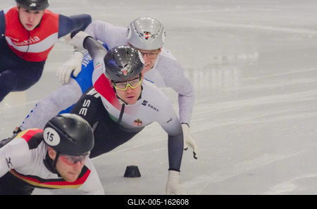 ISU European Short Track Speed Skating Championships January 24-26, 2020 Debrecen, Hungary-stock-foto