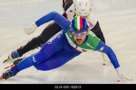 ISU European Short Track Speed Skating Championships January 24-26, 2020 Debrecen, Hungary-stock-foto