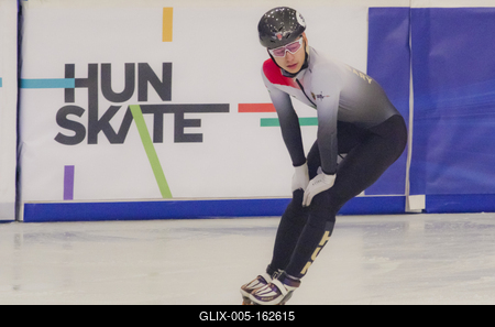 ISU European Short Track Speed Skating Championships January 24-26, 2020 Debrecen, Hungary-stock-foto