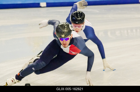 ISU European Short Track Speed Skating Championships January 24-26, 2020 Debrecen, Hungary-stock-foto