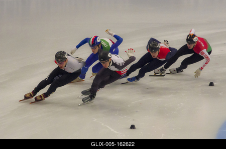 ISU European Short Track Speed Skating Championships January 24-26, 2020 Debrecen, Hungary-stock-foto