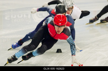ISU European Short Track Speed Skating Championships January 24-26, 2020 Debrecen, Hungary-stock-foto