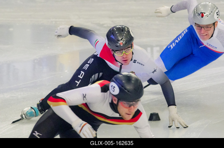 ISU European Short Track Speed Skating Championships January 24-26, 2020 Debrecen, Hungary-stock-foto