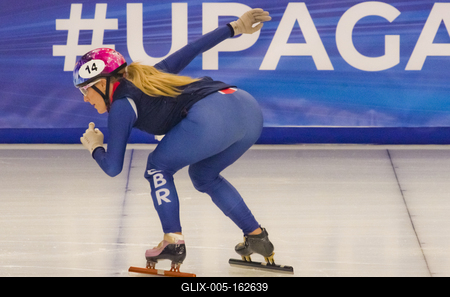 ISU European Short Track Speed Skating Championships January 24-26, 2020 Debrecen, Hungary-stock-foto