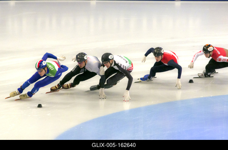 ISU European Short Track Speed Skating Championships January 24-26, 2020 Debrecen, Hungary-stock-foto