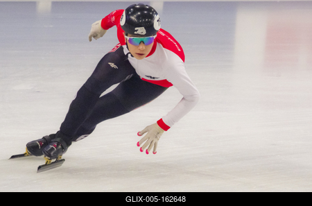 ISU European Short Track Speed Skating Championships January 24-26, 2020 Debrecen, Hungary-stock-foto