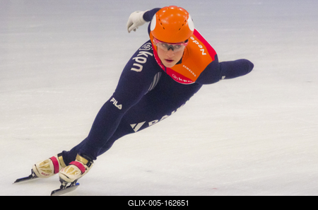ISU European Short Track Speed Skating Championships January 24-26, 2020 Debrecen, Hungary-stock-foto
