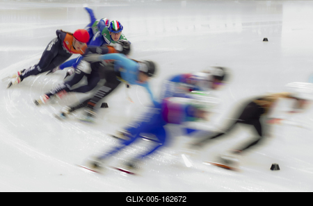 ISU European Short Track Speed Skating Championships January 24-26, 2020 Debrecen, Hungary-stock-foto