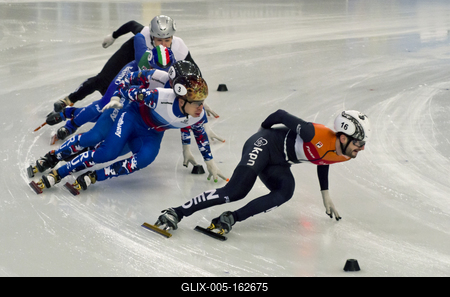 ISU European Short Track Speed Skating Championships January 24-26, 2020 Debrecen, Hungary-stock-foto