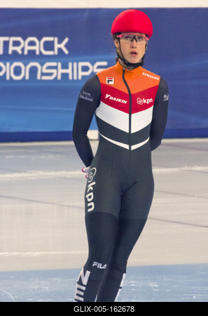 ISU European Short Track Speed Skating Championships January 24-26, 2020 Debrecen, Hungary-stock-foto