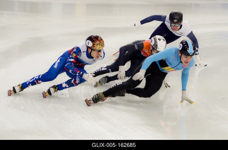 ISU European Short Track Speed Skating Championships January 24-26, 2020 Debrecen, Hungary-stock-foto