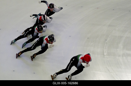 ISU European Short Track Speed Skating Championships January 24-26, 2020 Debrecen, Hungary-stock-foto