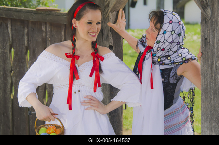 Húsvéti legényváró-stock-foto