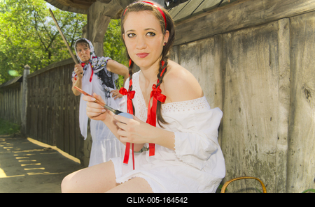 Húsvéti legényváró-stock-foto