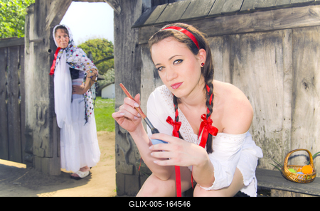 Húsvéti legényváró-stock-foto