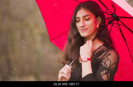 Waiting for rain-stock-foto