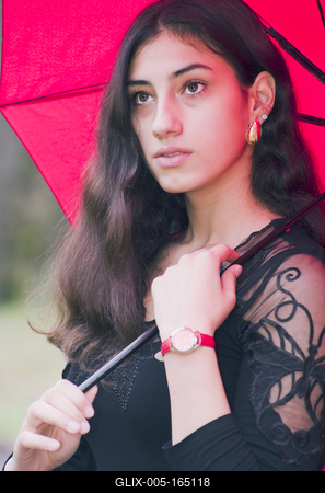 Waiting for rain-stock-foto