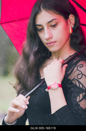 Waiting for rain-stock-foto