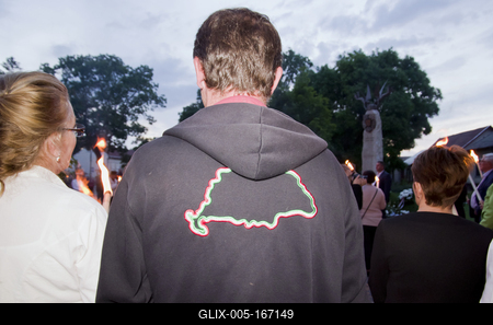 Trianoni megemlékezés 2020 Hajdúszoboszló-stock-foto