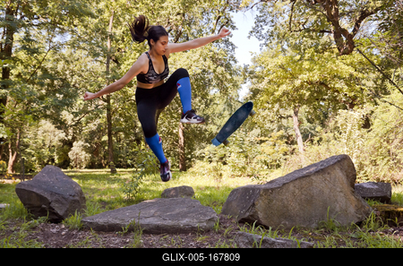 Extreme jumper-stock-foto