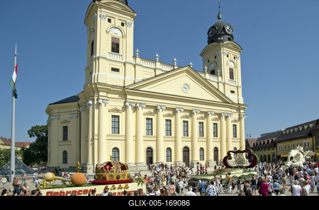Flowerart car carnival 2020 Hungary/Debrecen-stock-foto