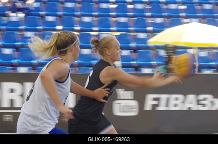 3X3 Street Basketball DEBRECEN/HUNGARY-stock-foto