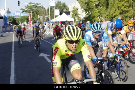 Tour de Hongrie 2020 2th stage-stock-foto