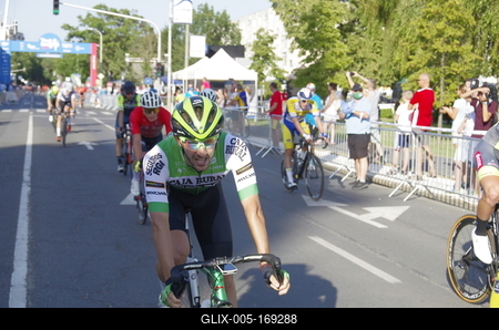 Tour de Hongrie 2020 2th stage-stock-foto