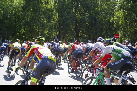 Tour de Hongrie 2020 2th stage-stock-foto