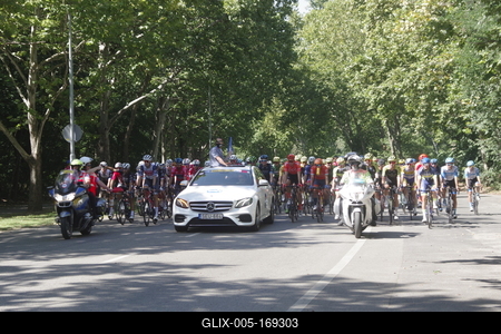 Tour de Hongrie 2020 2th stage-stock-foto