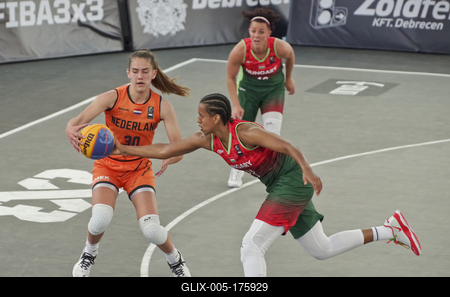 FIBA 3x3 Olympic Qualifying Tournament 2021 DEBRECEN/HUNGARY-stock-foto