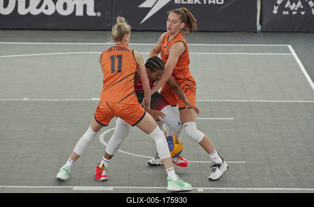 FIBA 3x3 Olympic Qualifying Tournament 2021 DEBRECEN/HUNGARY-stock-foto