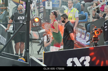 FIBA 3x3 Olympic Qualifying Tournament 2021 DEBRECEN/HUNGARY-stock-foto