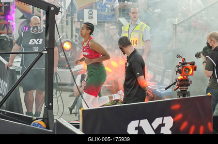 FIBA 3x3 Olympic Qualifying Tournament 2021 DEBRECEN/HUNGARY-stock-foto